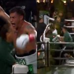 Luta terminou em porradaria entre as equipes. (Foto: Reprodução/Rede Globo)