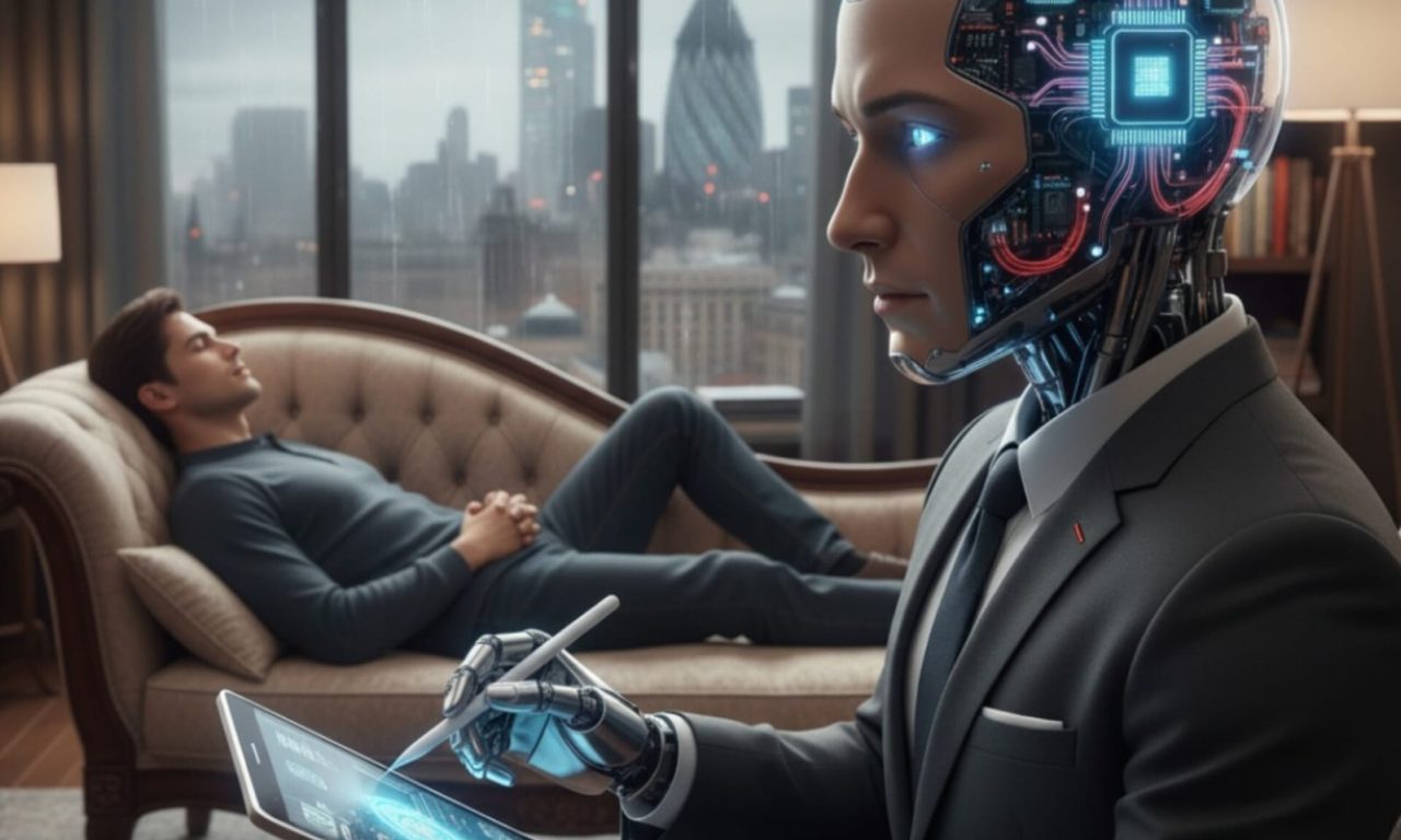 Atendimentos psicológicos através de inteligências artificiais vem preocupando especialistas. (Foto: Ilustração/Gemini) GPT