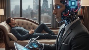 Atendimentos psicológicos através de inteligências artificiais vem preocupando especialistas. (Foto: Ilustração/Gemini) GPT