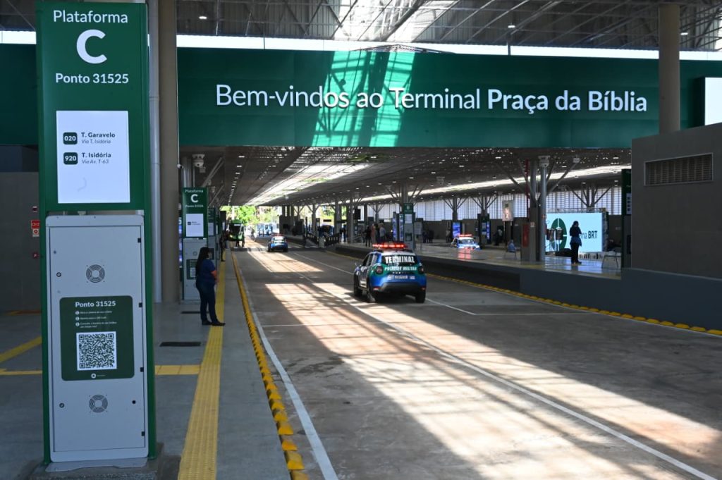 Terminal Praça da Bíblia, em Goiânia. (Foto: Divulgação)