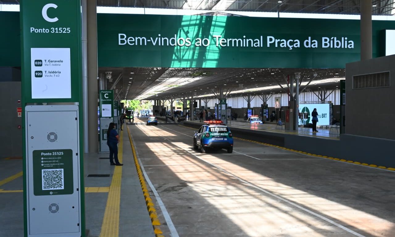 Terminal Praça da Bíblia, em Goiânia. (Foto: Divulgação)
