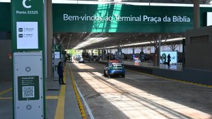 Terminal Praça da Bíblia, em Goiânia. (Foto: Divulgação)