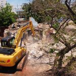 Banheiro foi demolido pela Prefeitura. (Foto: Divulgação) Goiânia