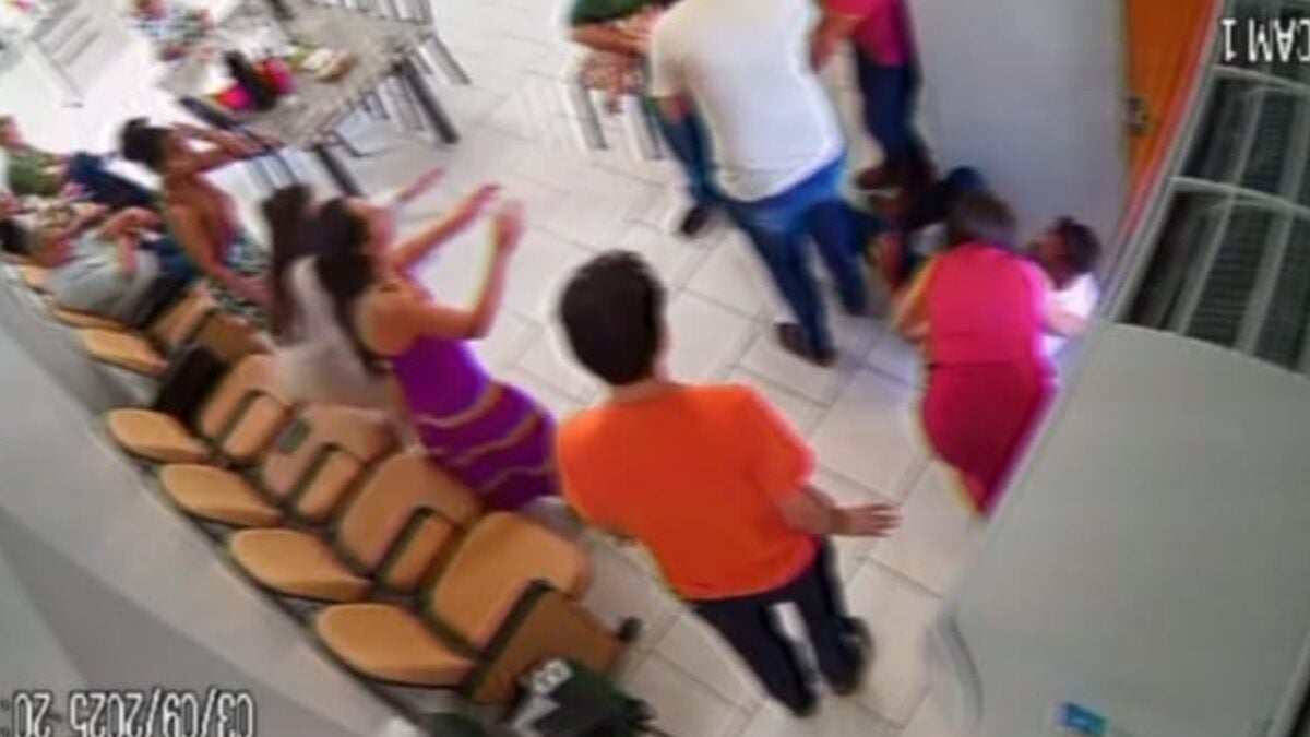 Câmera flagra momento em que presidente da Câmara de Pires do Rio parte para cima de vereador
