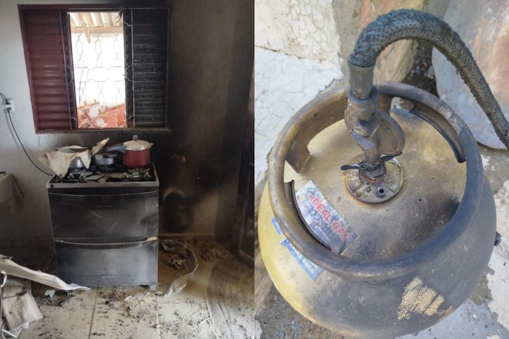 Idosa de 70 anos é salva por vizinho após explosão de botijão em Anápolis