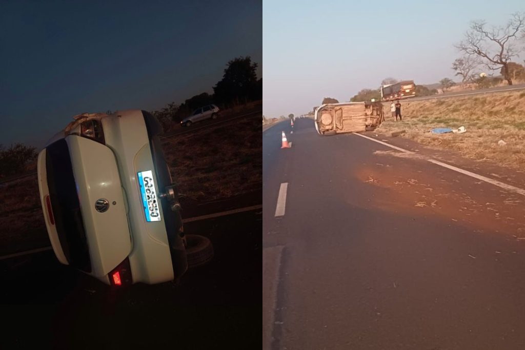 Casal morre após gravíssimo acidente na BR-060, em Goiás