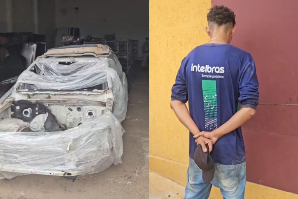 Trio que vendia peças roubadas de automóveis em Goiânia é preso em flagrante pela PM