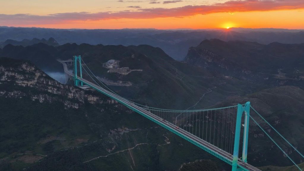 A ponte mais alta do mundo que fica a 625 metros e vai reduzir trajeto de 02h para minutos