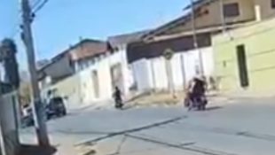 Câmera filmou momento em que homem é morto a tiros no Jardim das Oliveiras, em Anápolis