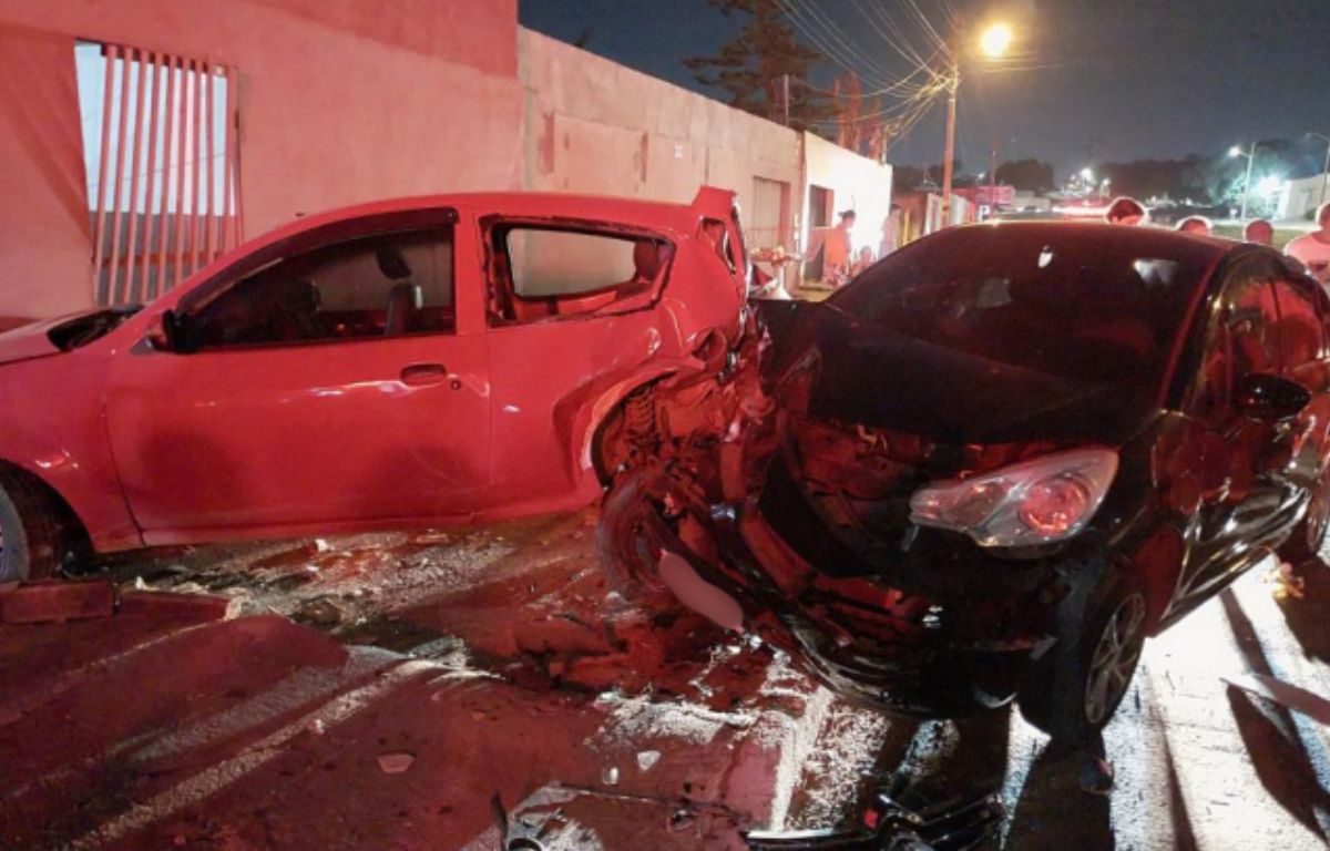 Motorista é levado às pressas para o HUGO após sofrer acidente em Aparecida de Goiânia
