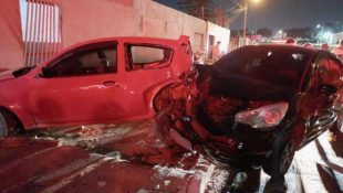 Motorista é levado às pressas para o HUGO após sofrer acidente em Aparecida de Goiânia