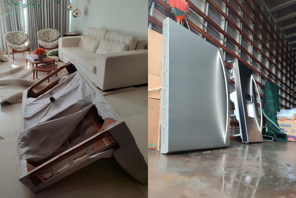 Mulher é presa em Anápolis após tentar levar móveis e até mesmo portas de apartamento alugado