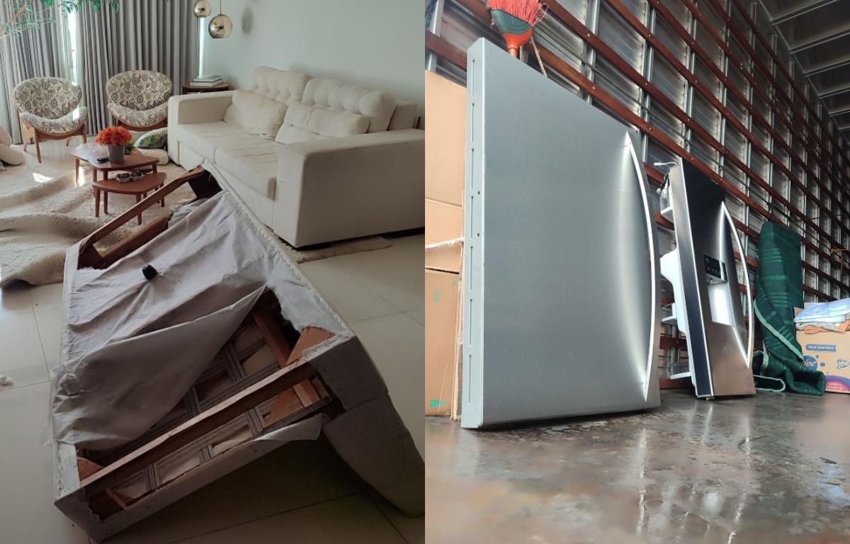 Mulher é presa em Anápolis após tentar levar móveis e até mesmo portas de apartamento alugado