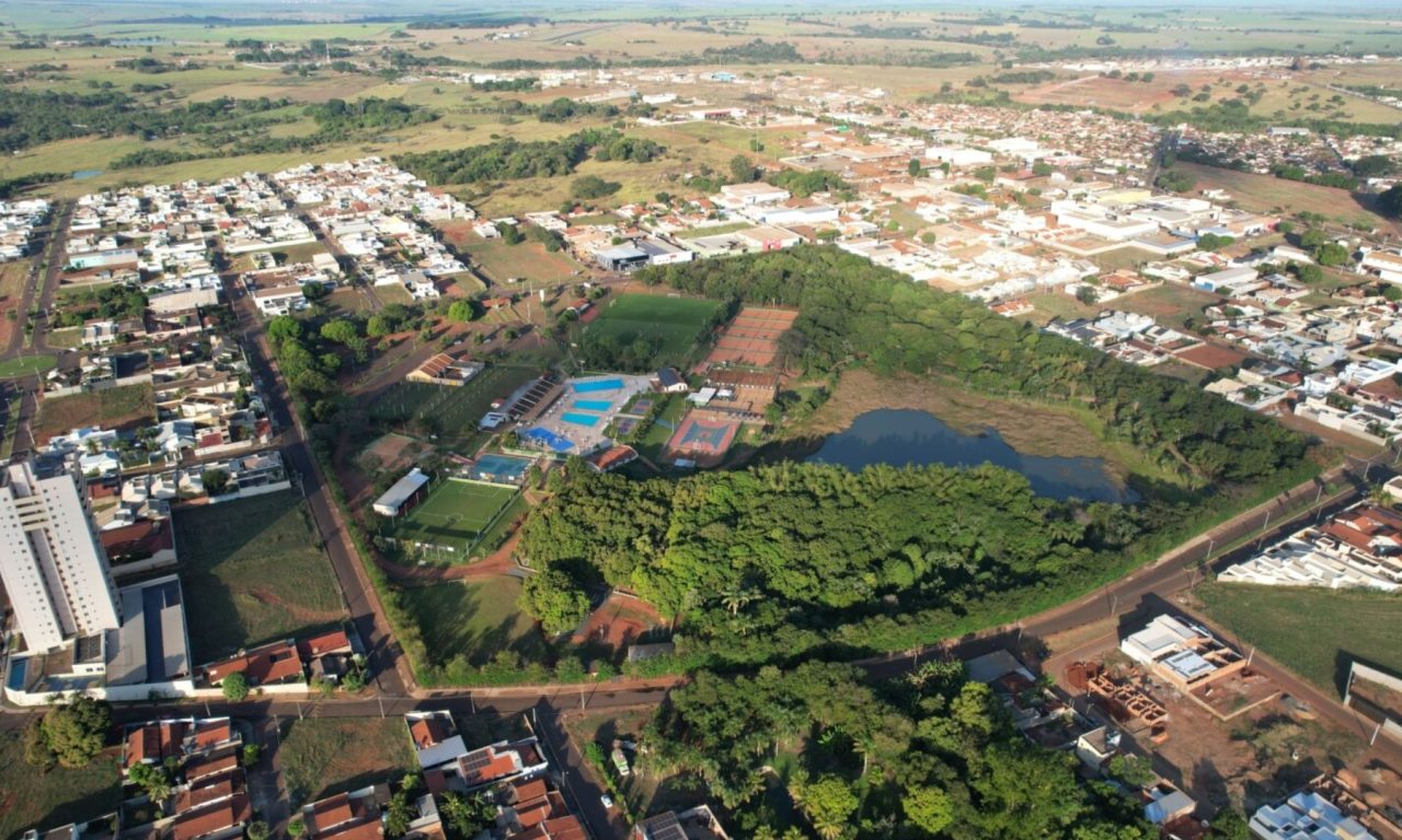 Vista aérea de Quirinópolis.