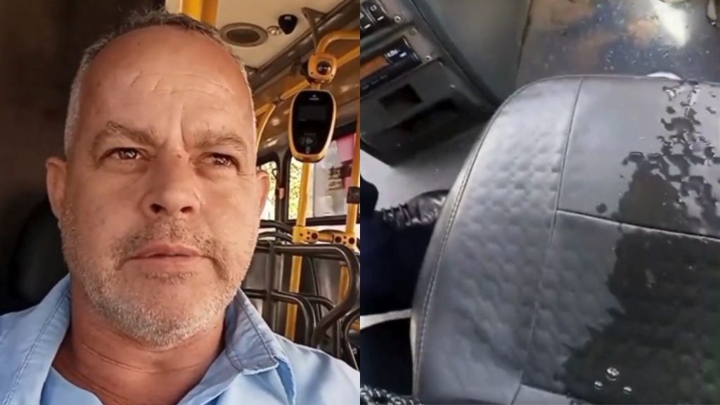 Motorista Rubens Pereira contou que urinou na roupa após ser impedido de usar os banheiros do terminal.