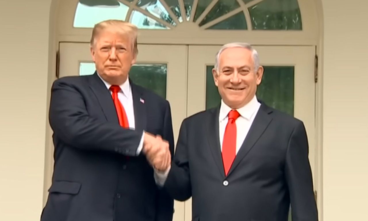 Donald Trump e Binyamin Netanyahu.