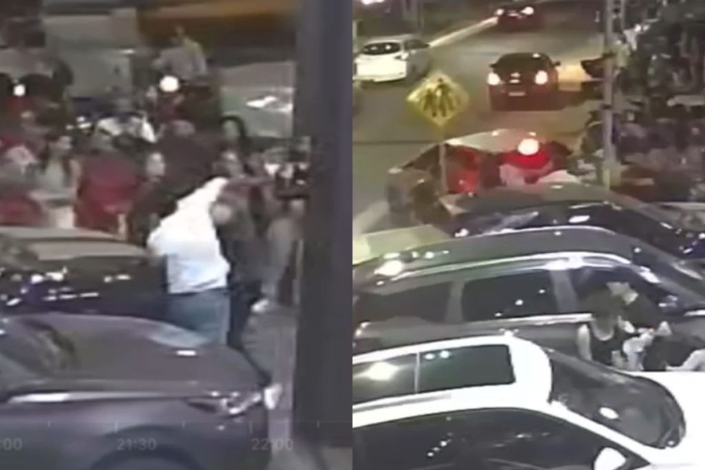 Após briga, adolescente lança carro contra grupo de fiéis na porta da Videira em Anápolis