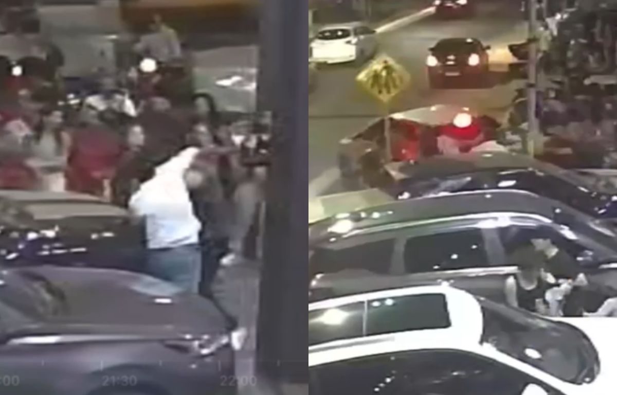Após briga, adolescente lança carro contra grupo de fiéis na porta da Videira em Anápolis
