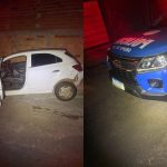 Motorista em Anápolis tenta fugir, mas sai na pior após bater carro em viatura da Polícia Militar