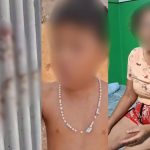Casa ficou completamente ensanguentada após jovem espancar o filho e tentar matar a mãe. (Foto: Reprodução)