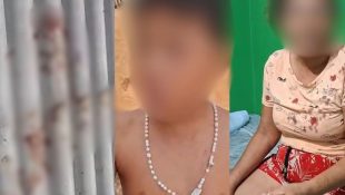 Casa ficou completamente ensanguentada após jovem espancar o filho e tentar matar a mãe. (Foto: Reprodução)