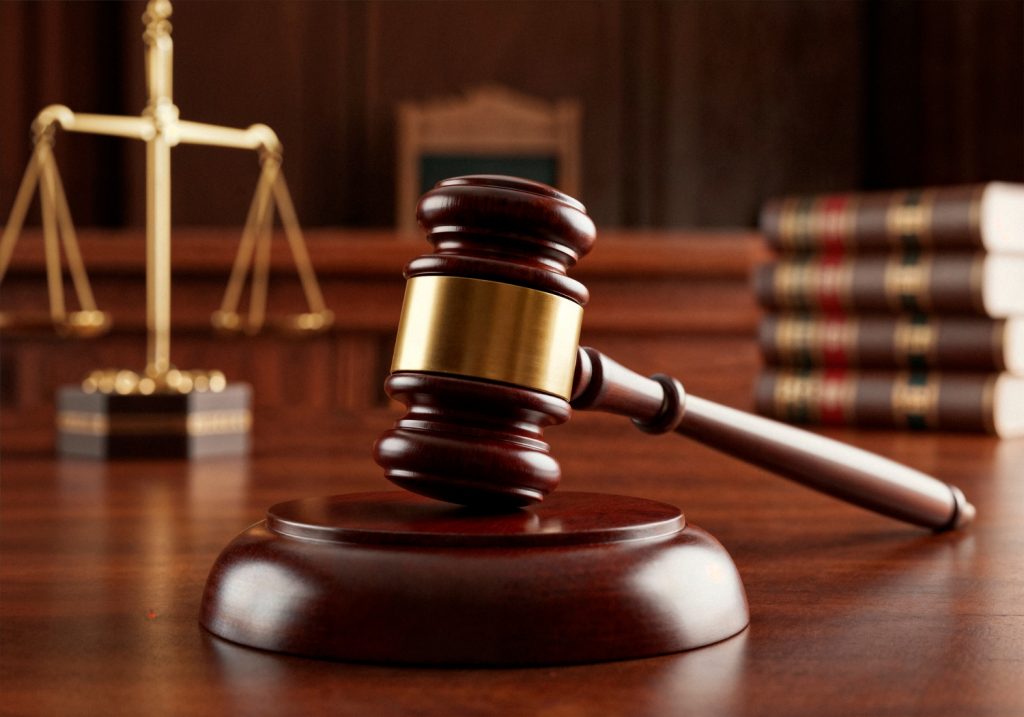 Martelo batido no Tribunal de Justiça