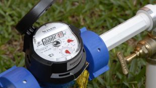 Hidrômetro instalado