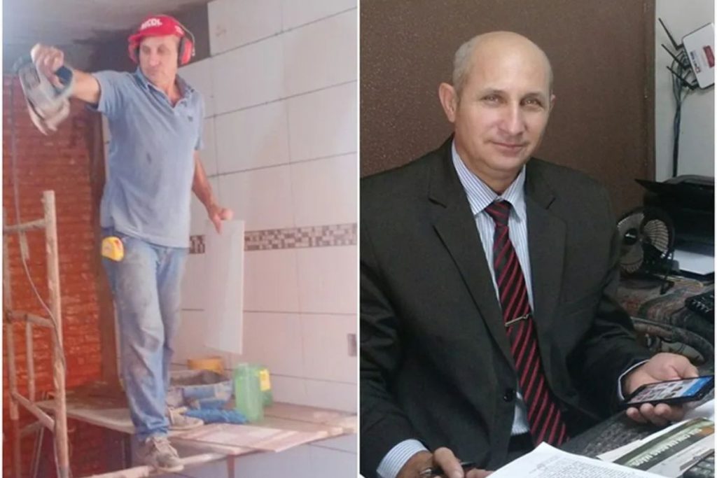 Pedreiro se torna advogado na mesma faculdade que ajudou a construir e dá conselho aos mais jovens