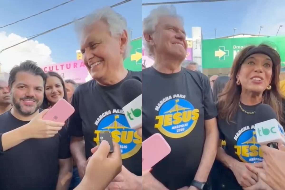 Caiado sobre Marcha para Jesus em Anápolis: “Foram oito anos sem acontecer. Agora quero estar todo ano aqui”