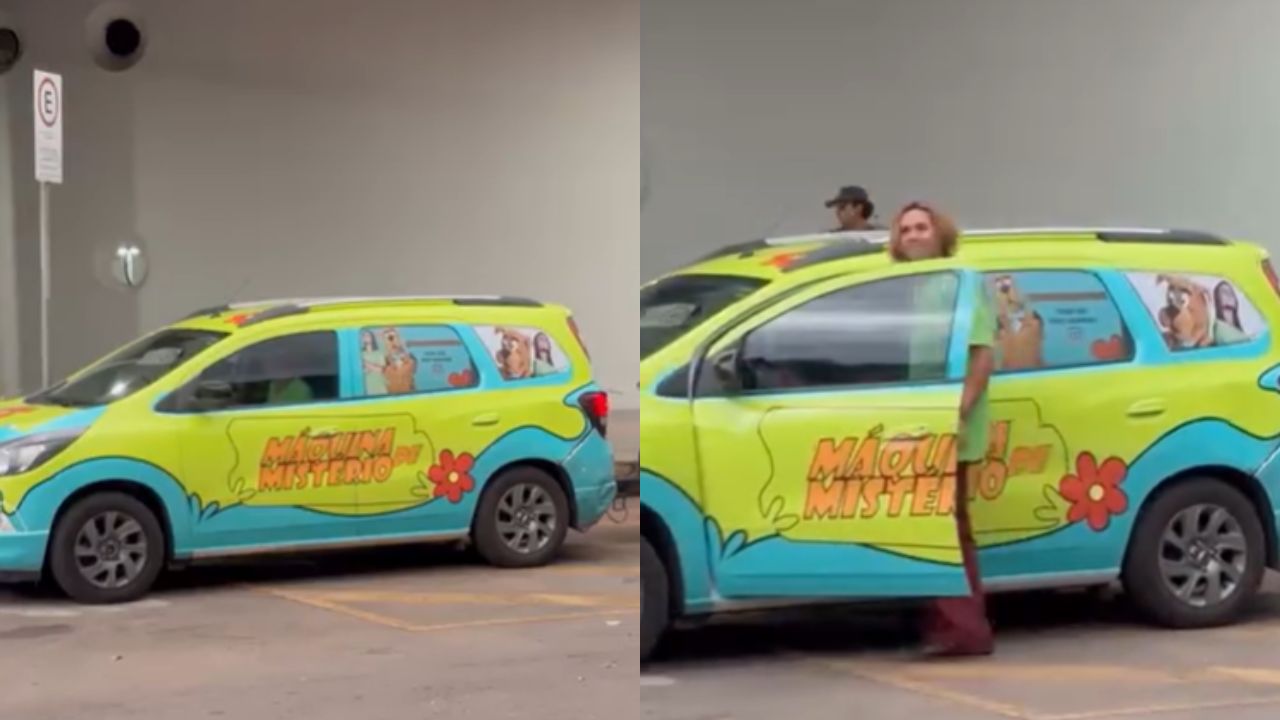 Máquina de Mistérios do Scooby-Doo é vista em Anápolis e intriga moradores