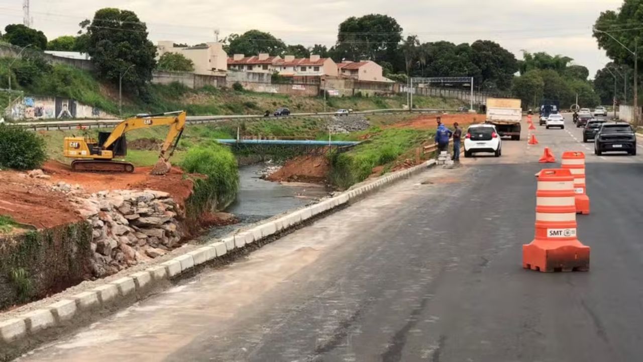 Obras de recuperação da Marginal Botafogo entram na fase final, diz Seinfra