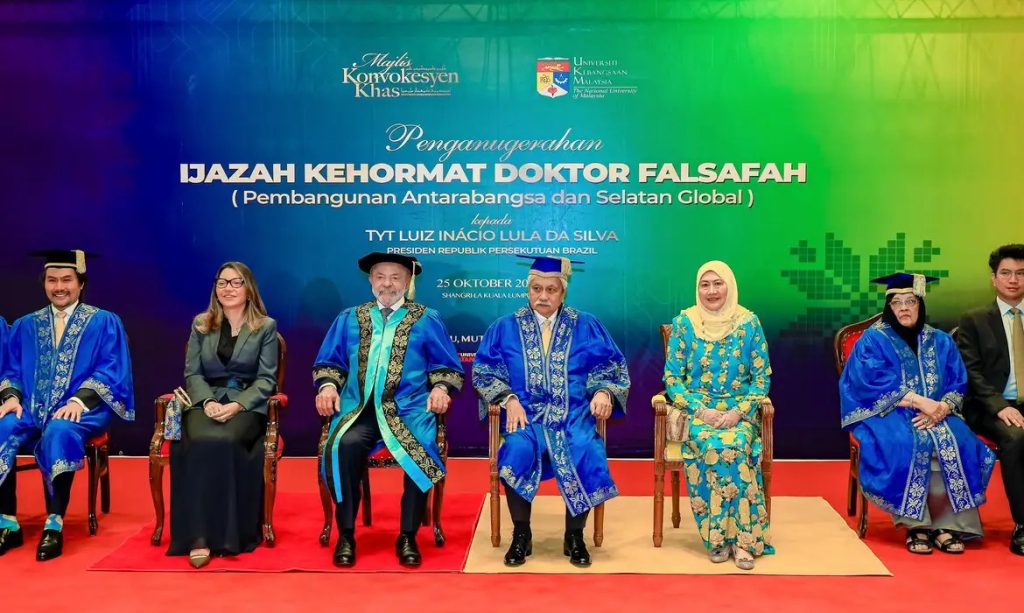 Presidente Lula discursa na Malásia. (Foto: Ricardo Stuckert/PR)