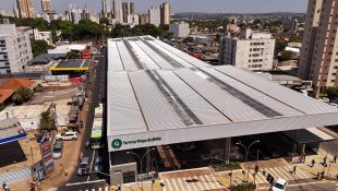 Novo Terminal Praça da Bíblia marca reestruturação do transporte coletivo em Goiânia. (Foto: Divulgação)