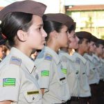 Alunos de Colégio Estadual da Polícia Militar de Goiás. (Foto: Divulgação/Governo de Goiás)