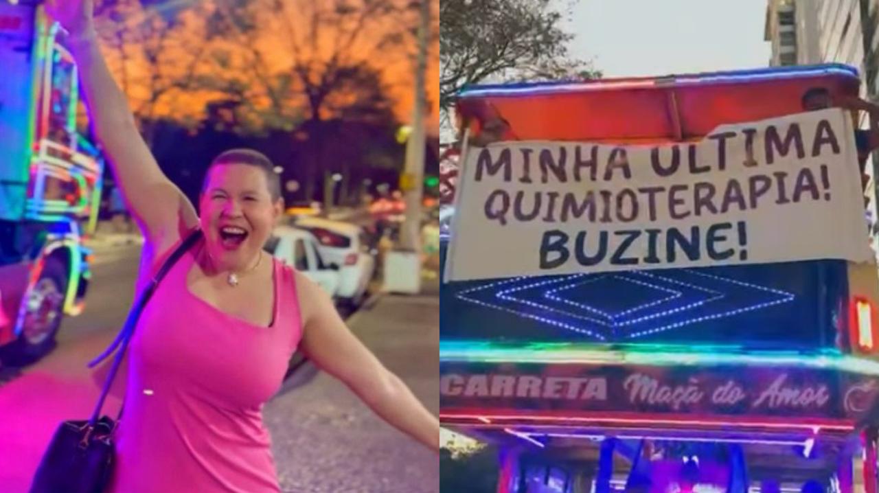Professora da rede pública de Goiânia viraliza ao mostrar como celebrou vitória contra câncer