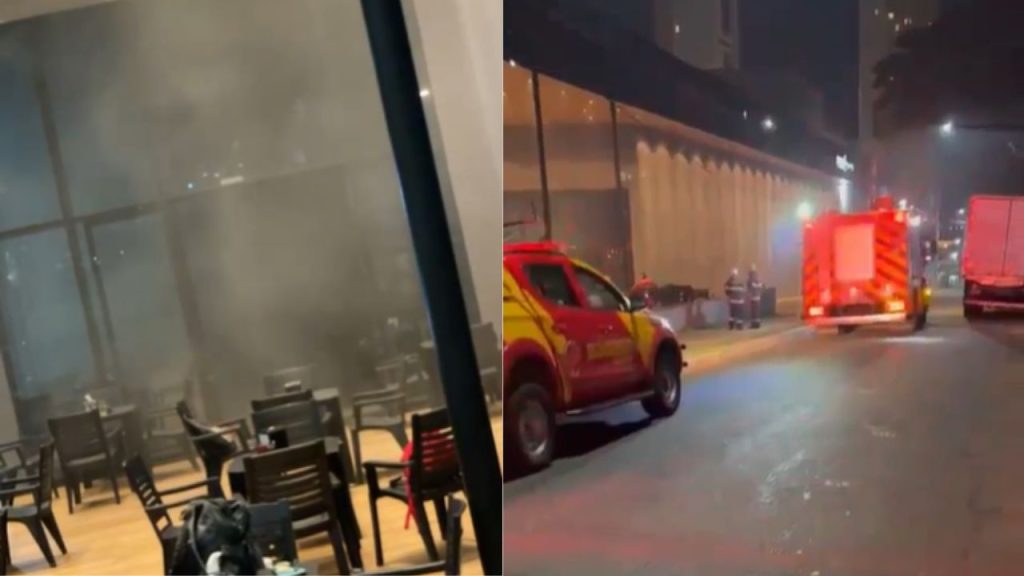 Ação rápida da PM evita tragédia após incêndio em lanchonete de Goiânia