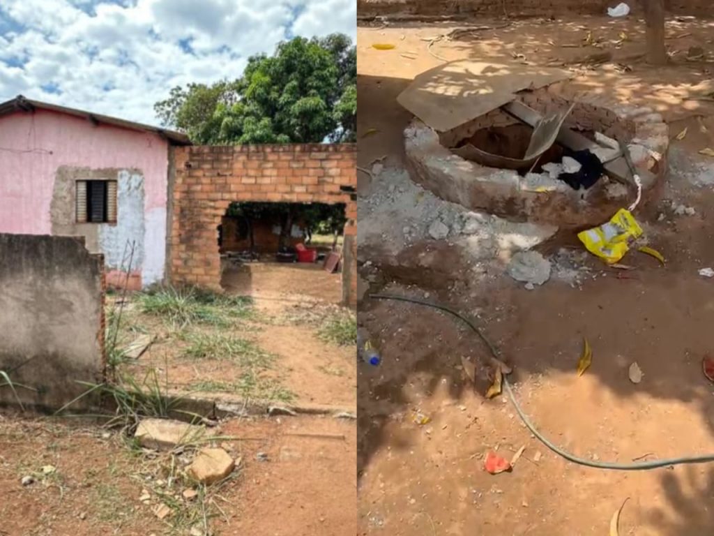 Autoridades investigarão denúncia de cadáveres no poço. (Foto: Reprodução) Aparecida