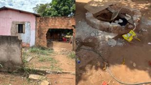 Autoridades investigarão denúncia de cadáveres no poço. (Foto: Reprodução) Aparecida