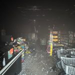 Incêndio deixou rastro de destruição. (Foto: Reprodução)