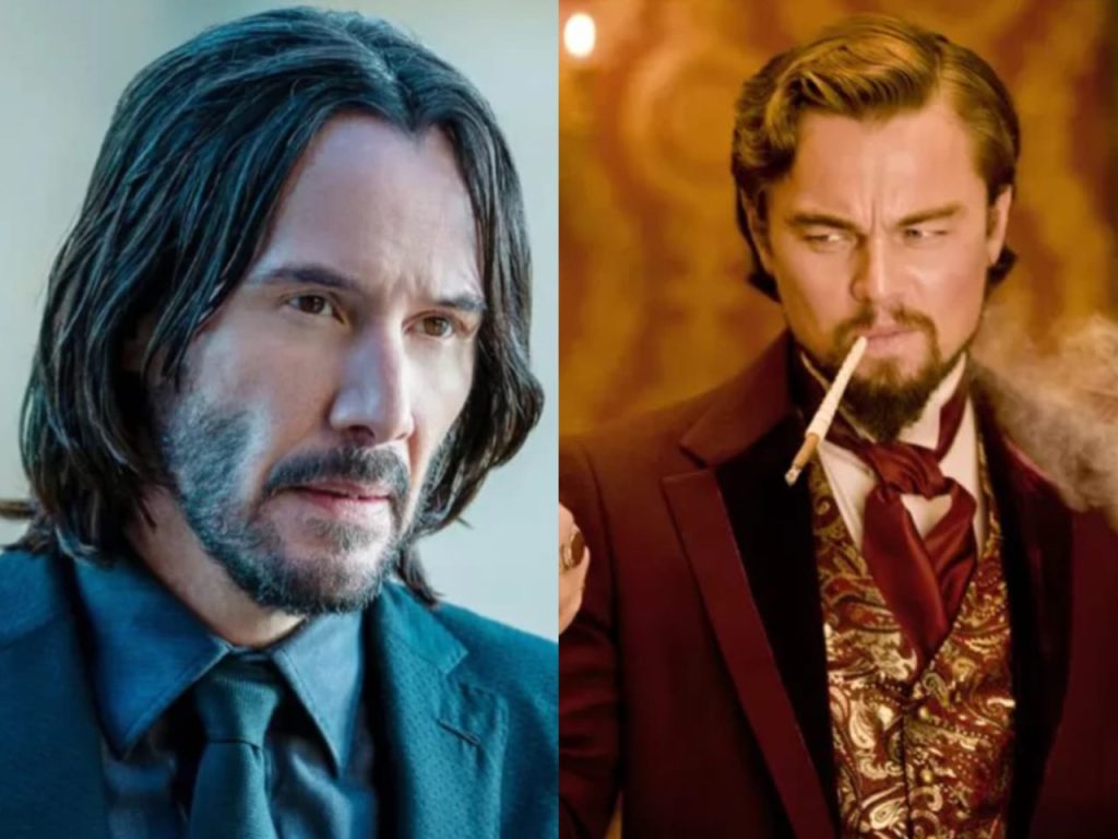 Keanu Reeves e Leonardo DiCaprio enfrentaram situação curiosa na carreira. (Foto: Divulgação)