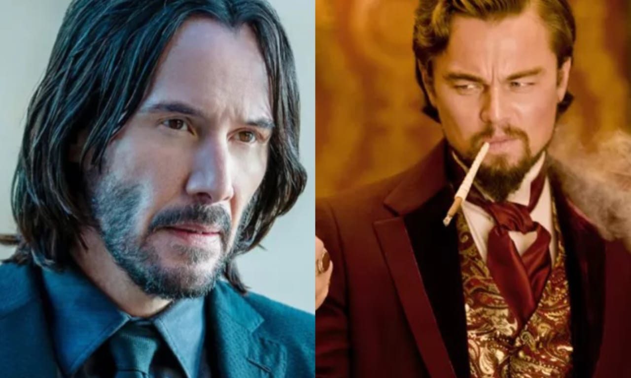 Keanu Reeves e Leonardo DiCaprio enfrentaram situação curiosa na carreira. (Foto: Divulgação)