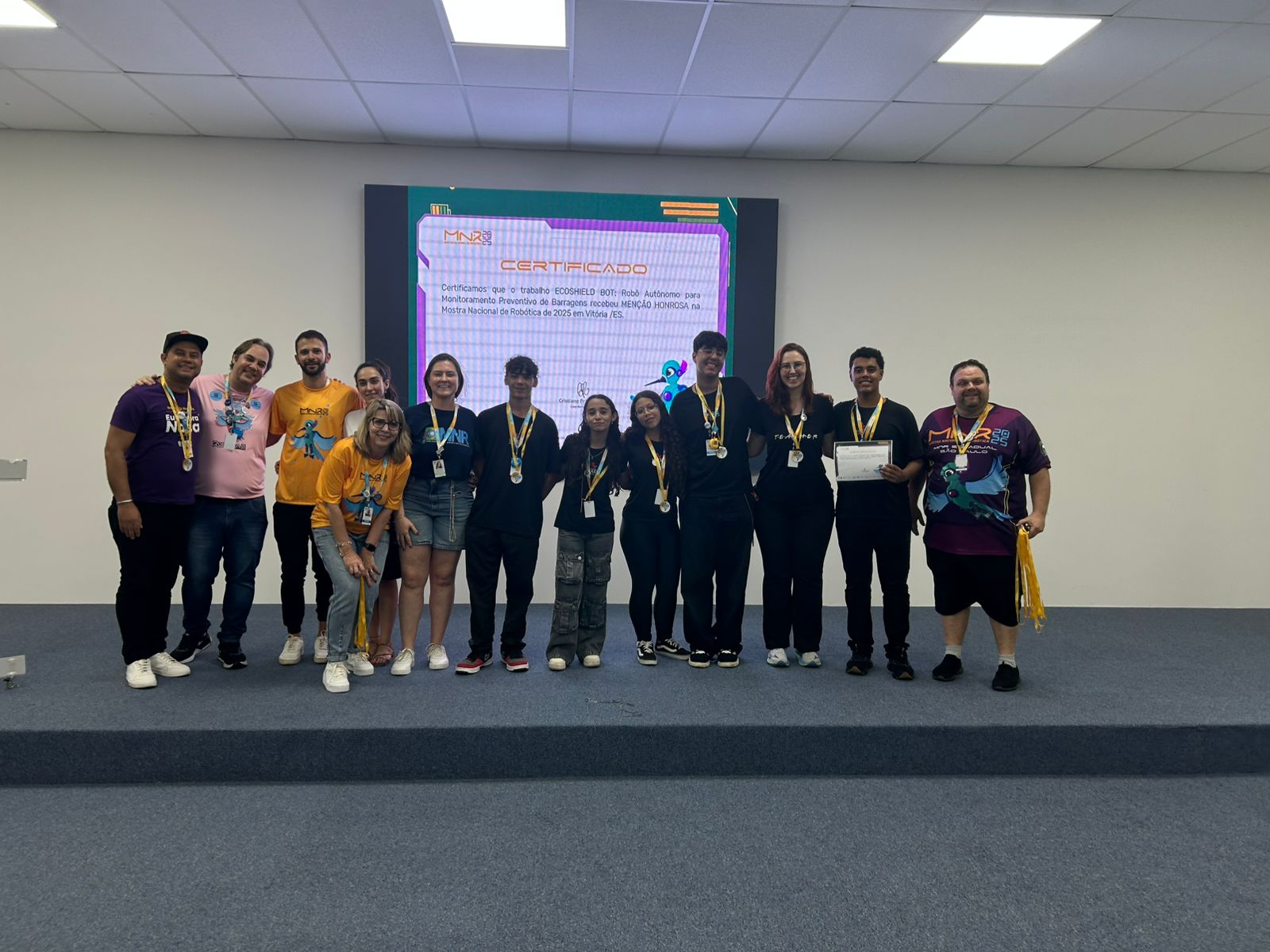 Alunos de Catalão conquistam mais um prêmio com o melhor projeto na Mostra Nacional de Robótica