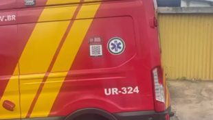 Corpo de Bombeiros ainda tentou reanimar o bebê, que teve o óbito confirmado. (Foto: Reprodução)