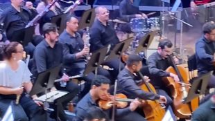 Orquestra Filarmônica de Goiás apresentou-se com o clássico Boate Azul. (Foto: @orquestrafilarmonicadegoias)