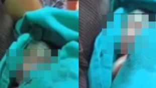 Família percebeu que bebê estava vivo após ouvir choro de dentro do caixão. (Foto: Reprodução)