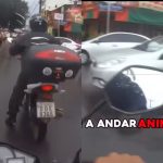 Briga entre motociclistas viralizou na internet. (Foto: @charles_biker)