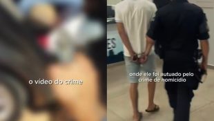 Jovem que matou rapaz para se livrar de dívida com traficante foi preso em flagrante. (Foto: Reprodução)