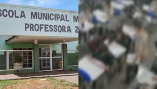 Caso aconteceu na Escola Municipal Militarizada Professor Zelsani. (Foto: Reprodução) professor