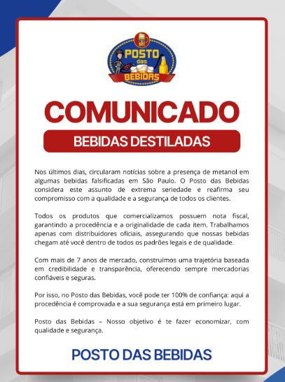 Posto de Bebidas, em Goiânia.