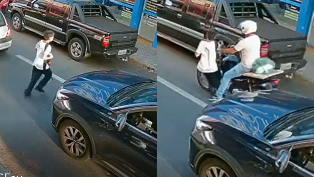 Adolescente foi atingido ao atravessar a rua correndo.